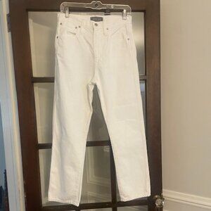 J.Crew Pont Sur White Jeans, Size 27